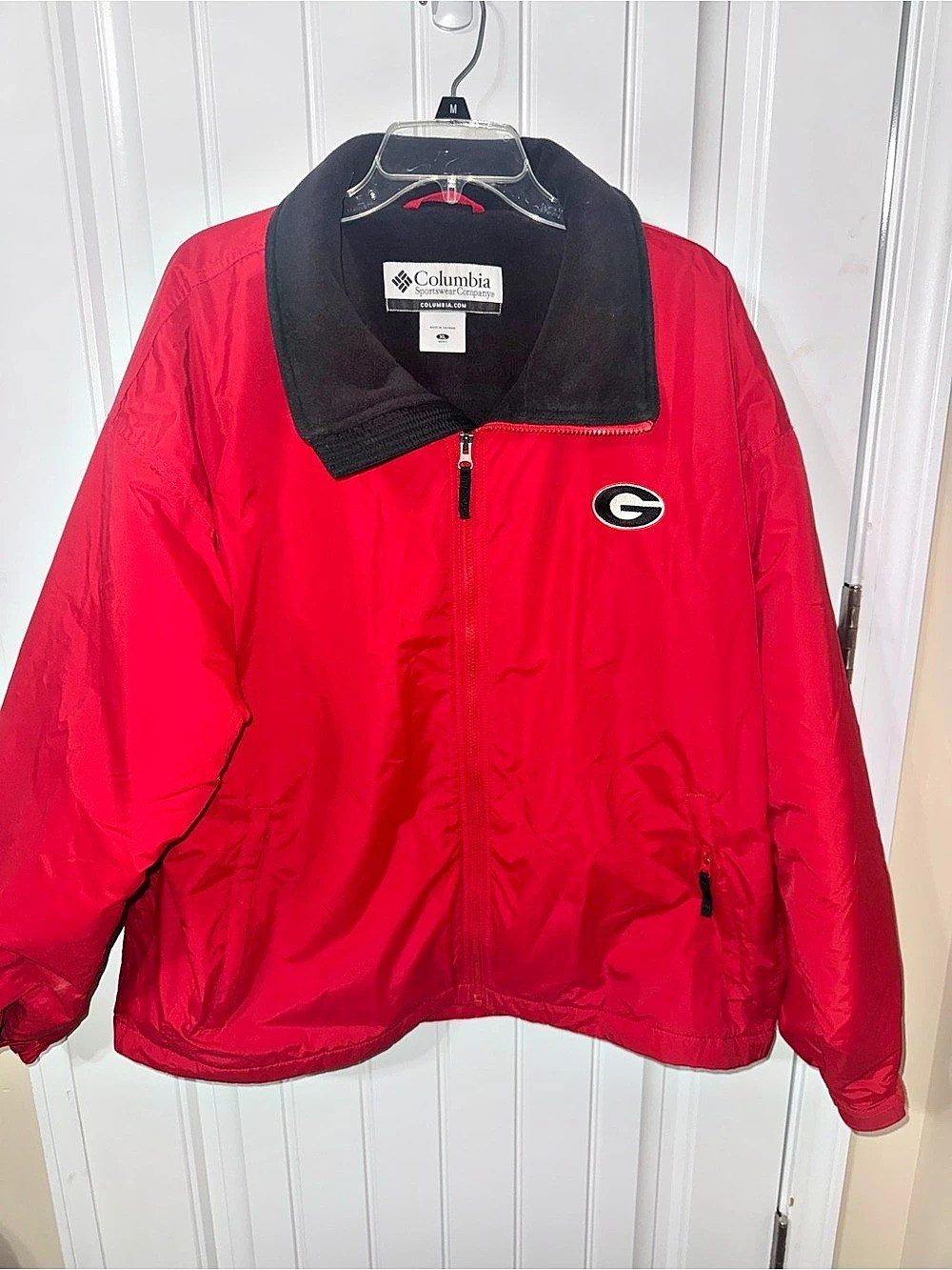 Columbia Jacket Georgia Bulldogs -  Red & Black XL